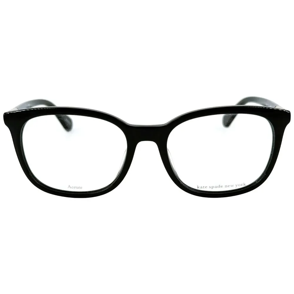 Kate Spade Jalisha Womens Plastic Eyeglass Frame 0807 Black 51-18 Spring Hinges